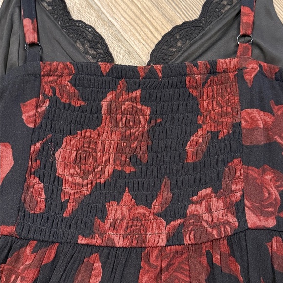 Torrid Babydoll Gauze With Lace Inset Cami Tank - Picture 7 of 12